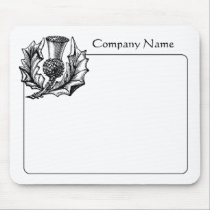Scottish Thistle Graphic Mouse Pad