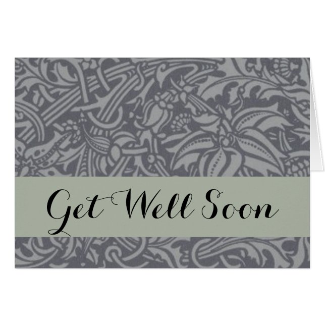 Scottish Thistle Knot William Morris Style (Front Horizontal)