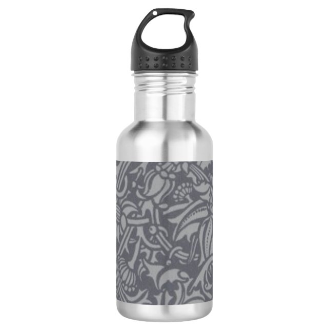 Scottish Thistle Knot William Morris Style 710 Ml Water Bottle (Front)