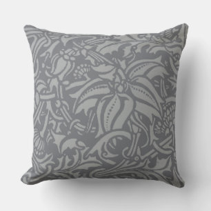 Scottish Thistle Knot William Morris Style Cushion