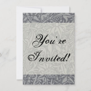 Scottish Thistle Knot William Morris Style Invitation