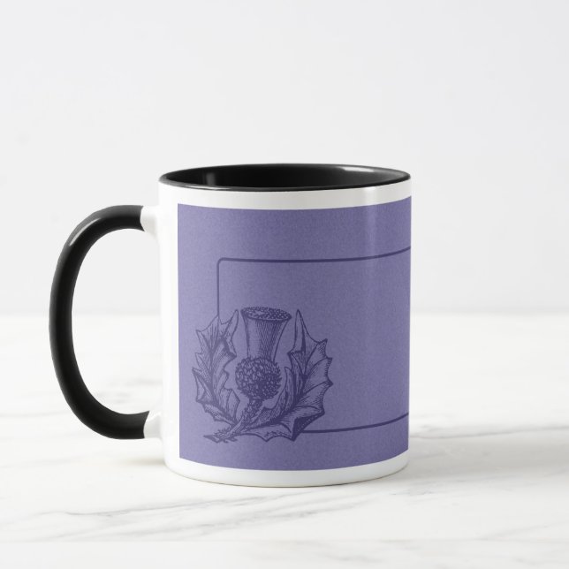 Scottish Thistle Mug (Left)