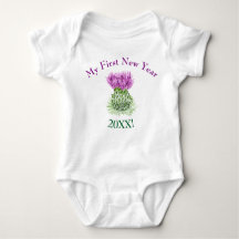 Scottish Thistle, My First New Year Greeting