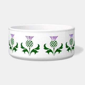 Scottish Thistle Pet Bowl