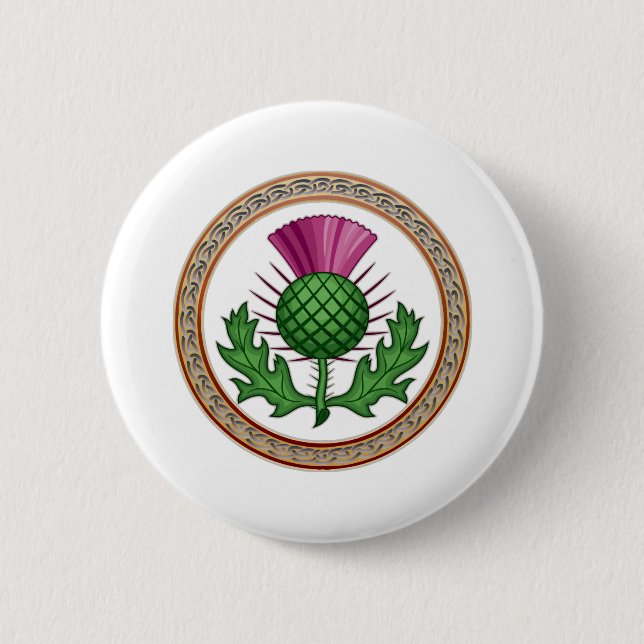 Scottish Thistle Symbol Badge (Front)