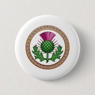 Scottish Thistle Symbol Badge