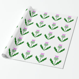 Scottish Thistle Wrapping Paper