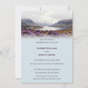 Scottish Wedding Invitation 