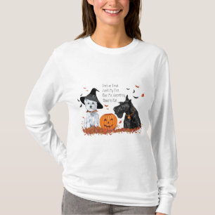 Scottish & West Highland White Terriers Halloween T-Shirt