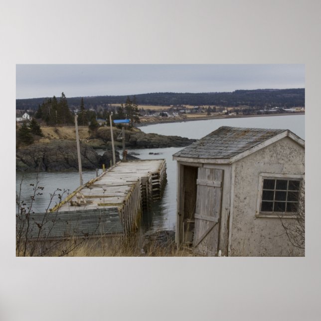 Scott's Bay Wharf fine art print (Front)