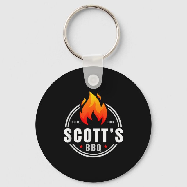 Scott's bbq  key ring (Front)