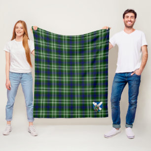 Scotts Blackadder Tartan Plaid Fleece Blanket
