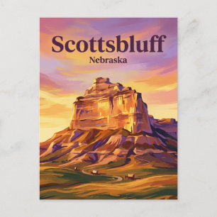 Scotts Bluff National Monument USA Postcard