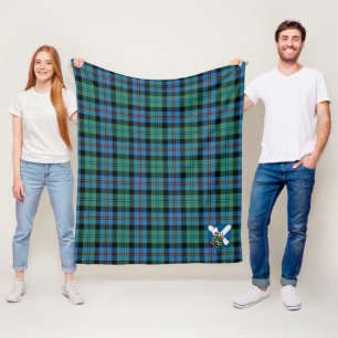 Scotts Campbell Of Cawdor Ancient Tartan Plaid Fleece Blanket