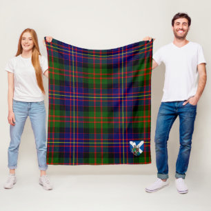 Scotts Chalmers Tartan Plaid Fleece Blanket