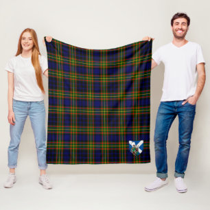 Scotts Clelland Tartan Plaid Fleece Blanket