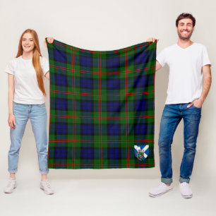 Scotts Dundas Tartan Plaid Fleece Blanket