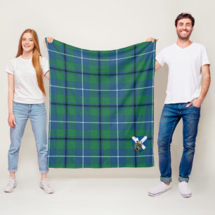 Scotts Glen Ancient Tartan Plaid Fleece Blanket