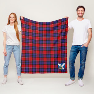 Scotts Haldane Tartan Plaid Fleece Blanket