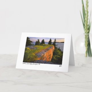 Scott's island ledge photo card