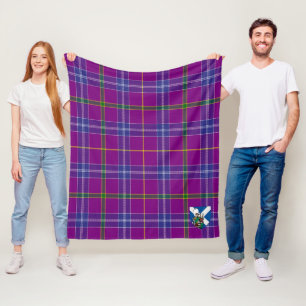 Scotts Jackson Tartan Plaid Fleece Blanket