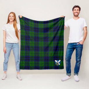 Scotts Keith Modern Tartan Plaid Fleece Blanket