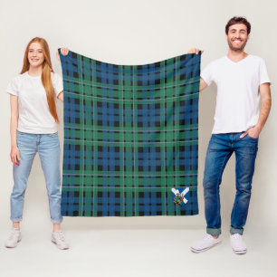 Scotts MacCallum Ancient Tartan Plaid Fleece Blanket