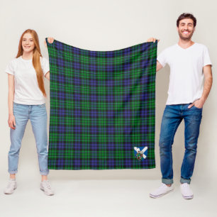 Scotts MacCallum Tartan Plaid Fleece Blanket