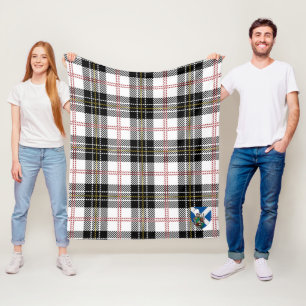 Scotts MacPherson Tartan Plaid Fleece Blanket