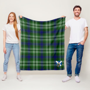 Scotts Mow Tartan Plaid Fleece Blanket