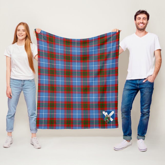 Scotts Nicolson Tartan Plaid Fleece Blanket (In Situ)