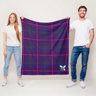Scotts Pride Of Glencoe Tartan Plaid Fleece Blanket