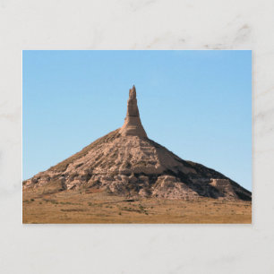 Scottsbluff Nebraska Chimney Rock Spire Postcard