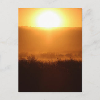 Scottsbluff Nebraska Farming Harvest Fall Sunset Postcard