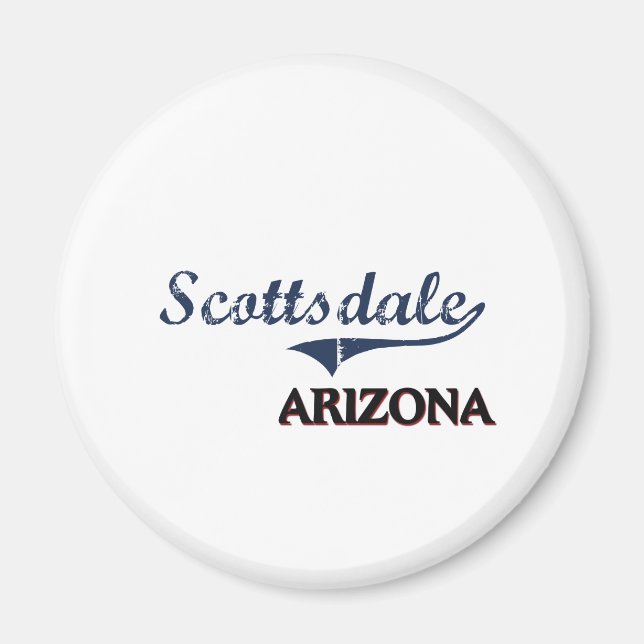 Scottsdale Arizona City Classic Magnet (Front)