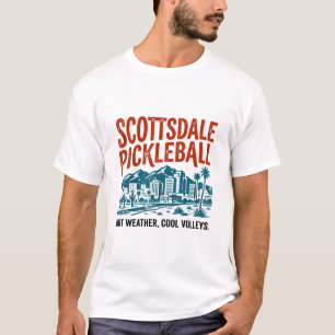 Scottsdale Arizona Pickleball Sun Desert Heat T-Shirt