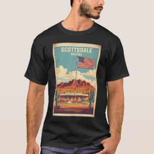Scottsdale Arizona Usa Vintage Travel Tourism T-Shirt