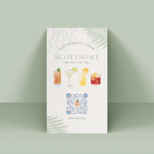 Scottsdale Bachelorette Party Venmo QR Code Card