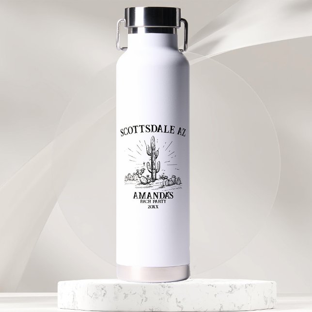 Scottsdale Bachelorette Weekend Girl Trip Custom Water Bottle (Creator Uploaded)