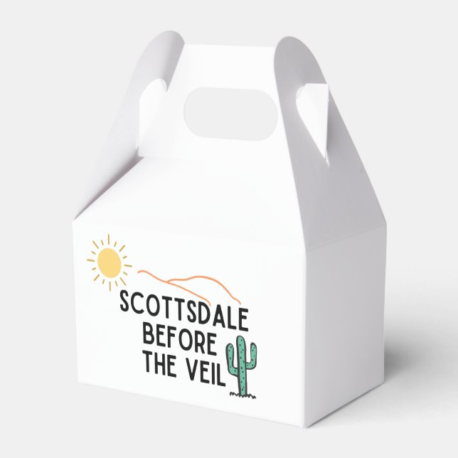 Scottsdale Before The Veil Favour Box (Front Side)