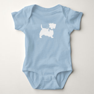 Scotty dog Baby Shower Bodysuit