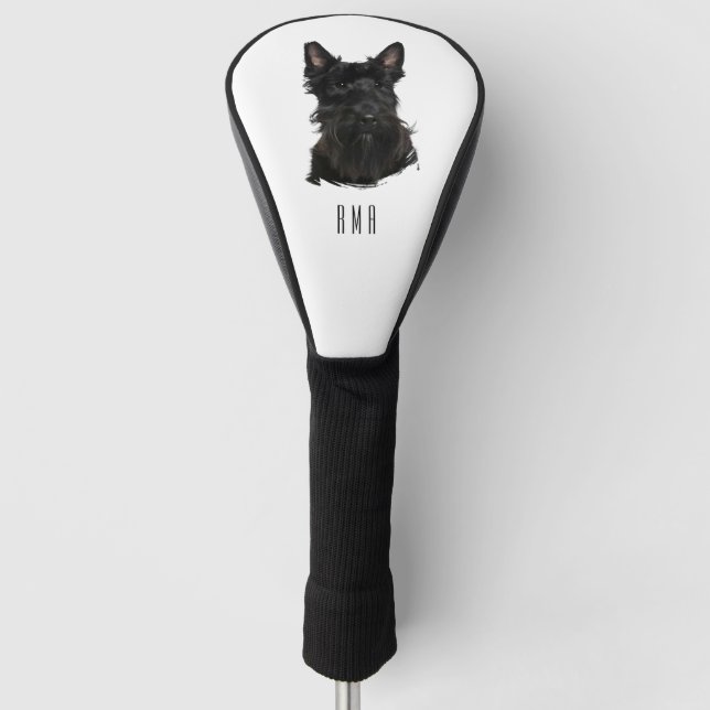 Scotty Dog Golf Head Cover (Front)
