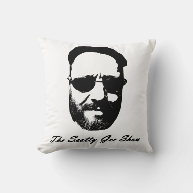 Scotty Gee Show Throw Pillow - 16" x 16" (Front)