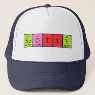 Scotty periodic table name hat