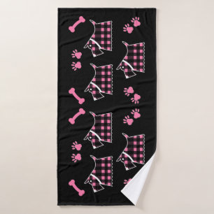 Scotty Terrier Dogs Cute Funny Terriers Breeds Thr Bath Towel