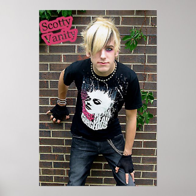 Scotty Vanity Brick Wall Poster (Front)