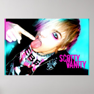 Scotty Vanity Tongue Poster