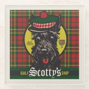 Scotty's Golf Shop Glass Coaster