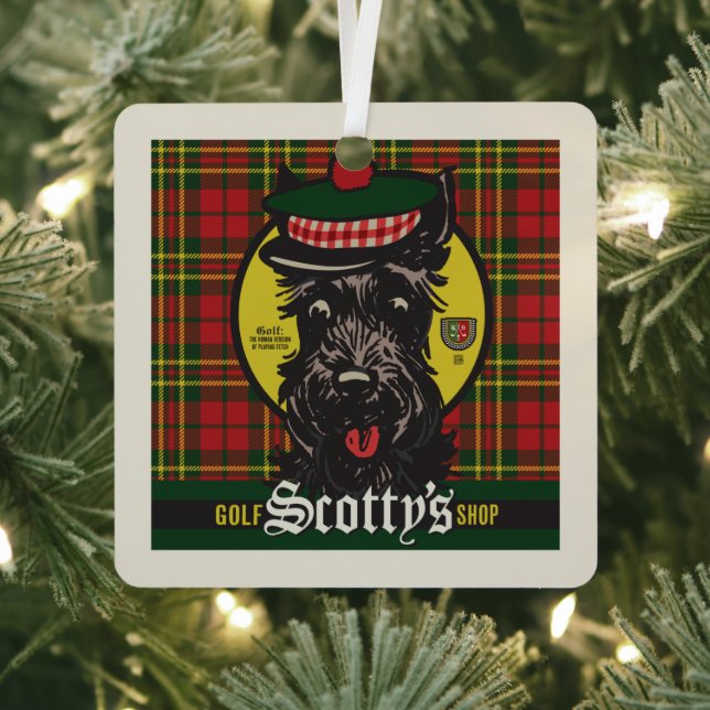 Scotty's Golf Shop Metal Tree Decoration (Insitu)