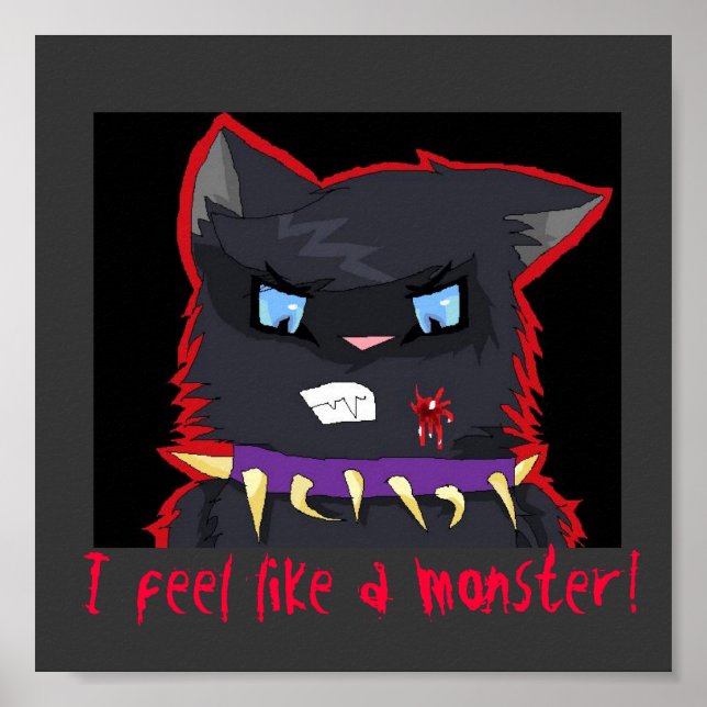 Scourge Feels Like a Monster! Poster (Front)